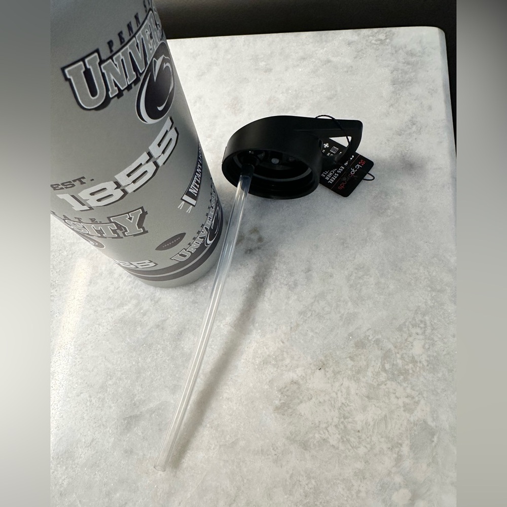 Penn State University Unique 34oz Stainless Steel Native Quencher Tumbler - Picture 8 of 11